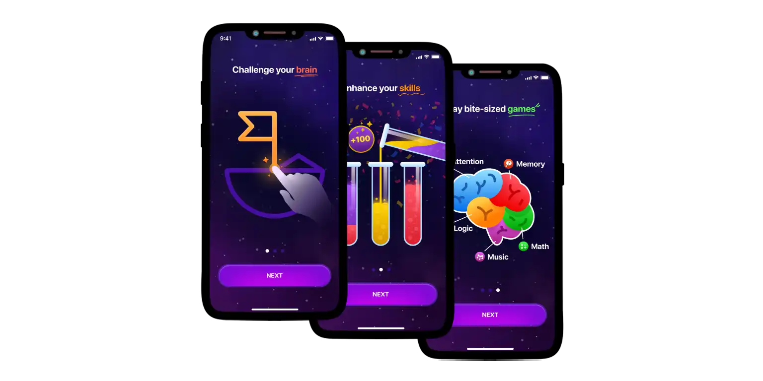 A screen of the Mind Elevate IQ test.